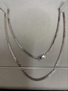 プラチナ Pt850 喜平ネックレス 6面ダブル 15.4g 50cm