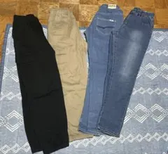 160cm パンツ 4本 まとめ売り UNIQLO ABCマートなど