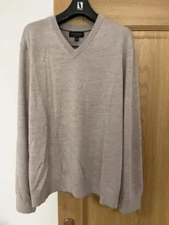 BANANA REPUBLIC メリノウールVネック セーター XL