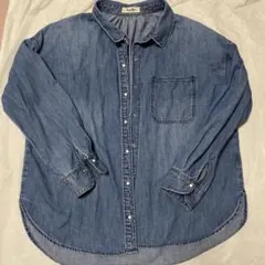 匿名配送フリーズマート　デニムボタンアップシャツ