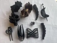 【まとめ売り】ヘアアクセサリー10点セット　エレガントヘアアクセ