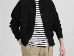 ナノユニバース　透かし編みカーディガン