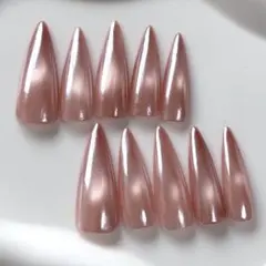 ネイルチップ シンプルネイル オフィス 海外ガール マグネットネイル ワンホン