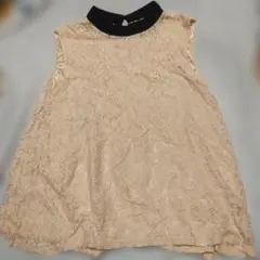 Rose Tiara ノースリーブ ブラウス レース