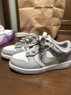 Nike Dunk Low Grey White スニーカー美品17センチのサムネイル
