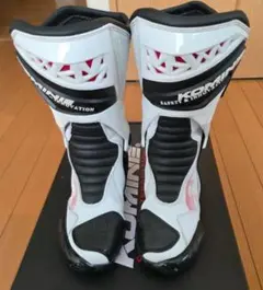 ベリック レーシングブーツ 白 26cm BERIK ベリック GP-X レーシングブーツ ホワイト系 EUR43 バイク