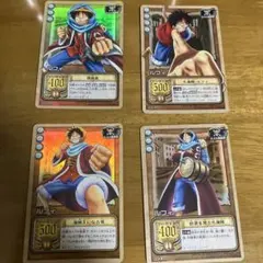 ルフィ海賊団3枚】ワンピース トレカ 旧裏 ハイパーカードダス - メルカリ