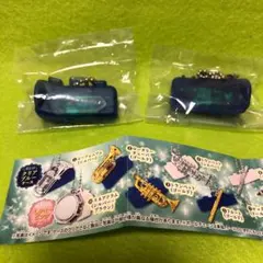 キラメッキ楽器#12 ガチャ ミニチュア ケース付きトランペット ゴールド 金