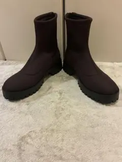 emmi ecoダイバーショートブーツ ブラウン 25 HUNTER ZARA