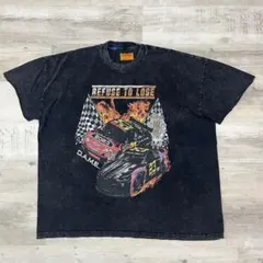 古着 90-00年代 D.A.M.E レーシングプリント Tシャツ カットオフ