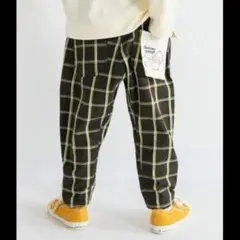 ブランシェス　ガーデナーテーパード先染めチェックパンツ　ズボン　120