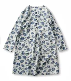 フェリシモ サニークラウズ 青いアネモネ ワンピース ナチュラル Mサイズ