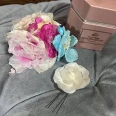 花モチーフ 髪飾りセット