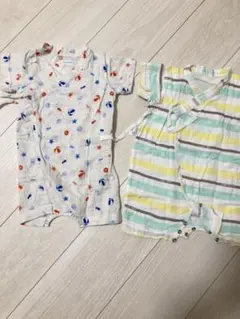 ロンパース60から70 甚平2枚セット