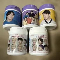 BTS キシリトールガム ボトル 5個セット【未開封】ジミン　ジョングクのサムネイル
