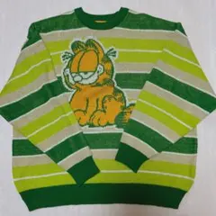 出品は12月19日まで Right-on ガーフィールド 長袖ニット