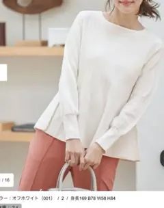 ペプラム ニット