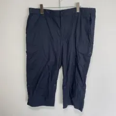 UNIQLO ネイビー カーゴクロップドパンツ XLサイズ