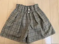 GU チェックショートパンツ　150
