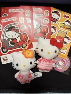 ハローキティ ぬいぐるみ サンリオ マスコット ハッピーセット マクドナルド