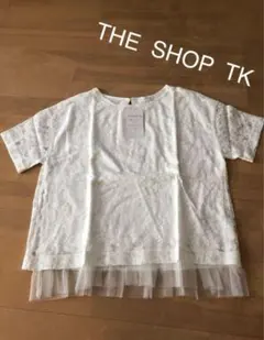THE SHOP TK レディース レイヤード風レースカットソーのサムネイル