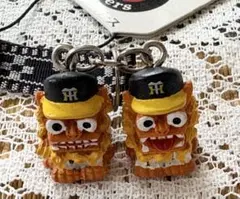 阪神タイガースカラー 阪神タイガース 沖縄限定 シーサー ストラップ