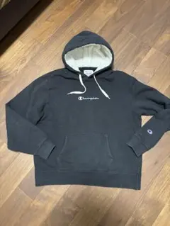 Champion パーカー XL ブラック　チャンピオン　ボア裏地フード