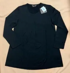 【新品未使用】ウールファクトリー QVC サイズ38チュニックブラック