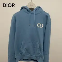 ChristianDior SPORTS バックロゴトレーナー　ブルー　サイズS Christian Dior Sports sweatshirt