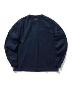 BEAMS PLUS ネイビーPocket Tee 40/2 No.00