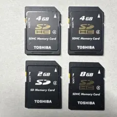 SDカード SDHCカード メモリーカード 4枚