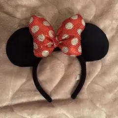 ミニーマウス風カチューシャ