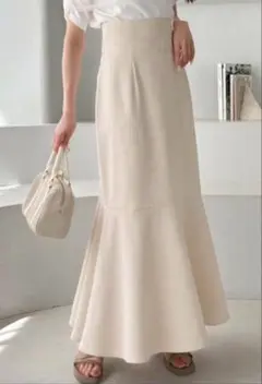 NICE CLAUPマイナス5キロ見え　レースアップマーメイドスカート