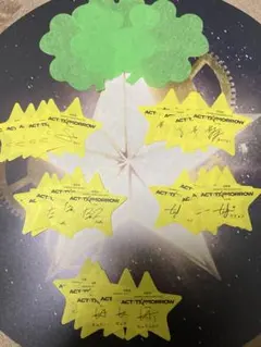 ACT TOMORROW TXT 落下物 星 5人セット　クローバー