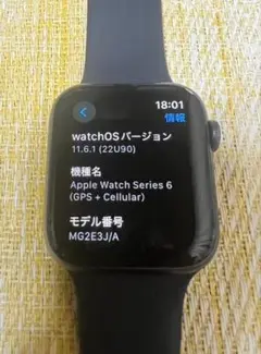 Apple Watch 6 GPS+セルラーモデル　44mm