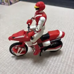 鳥人戦隊ジェットマン プラデラ レッドホーク＆バイク フィギュア レトロ