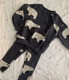 ZARA シロクマ　セットアップ　18-24m
