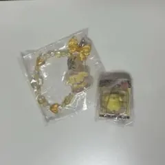 ポムポムプリン ガチャガチャ パッケージチャーム ほか　2点セット