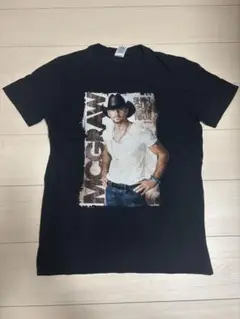 Gildan ブラック Tシャツ McGraw ツアー 古着