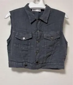 ZARA ノースリーブ デニムジャケット