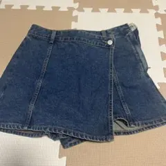 GUデニムラップスカート