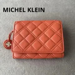 ☆MICHEL KLEIN ミッシェルクラン オレンジ 二つ折り財布☆のサムネイル