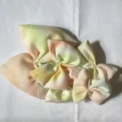 髪飾り　ヘッドドレス　753 七五三　ヘアアクセサリー　リボン　白　虹　個性的