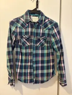 aeropostale チェック柄 長袖シャツ XS/TP