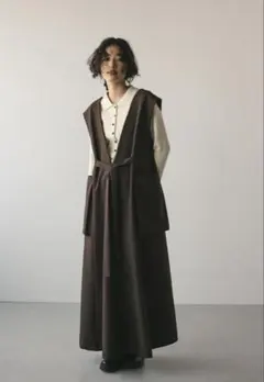 STYLEMIXER 2WAYディープVポケットワンピース