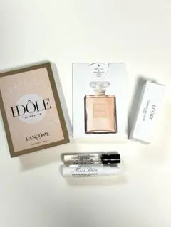 香水サンプル5個セット（LANCÔME ,Chanel, Dior）