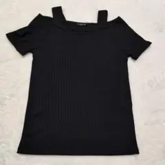 INGNI ブラックオフショルダー　H-15