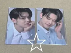 ① TXT　トレカ　スーツ　4oin フォーウル　ヨンジュン　2種セット