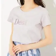 rienda Desir T-SH ピンクパープル リエンダ 半袖Tシャツ 細身のサムネイル