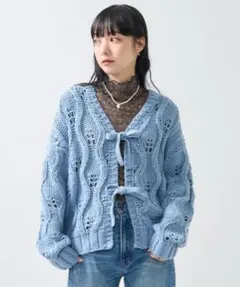 FREAK'S STORE（フリークスストア） ケーブルニットカーディガン